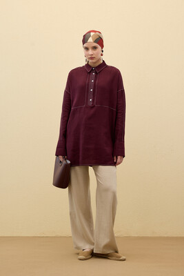 AJMER GÖMLEK BORDO - MMB