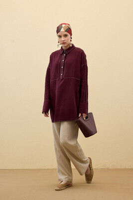 AJMER GÖMLEK BORDO - MMB (1)