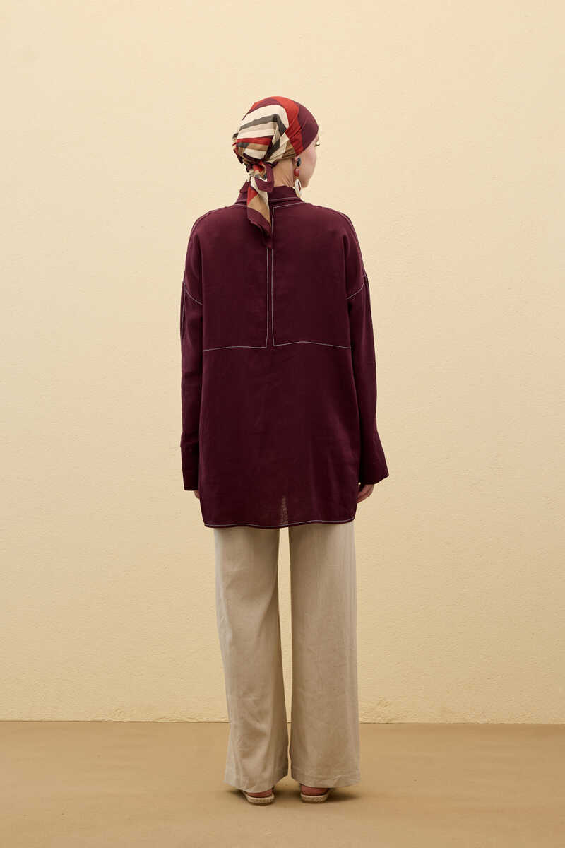 AJMER GÖMLEK BORDO - 6