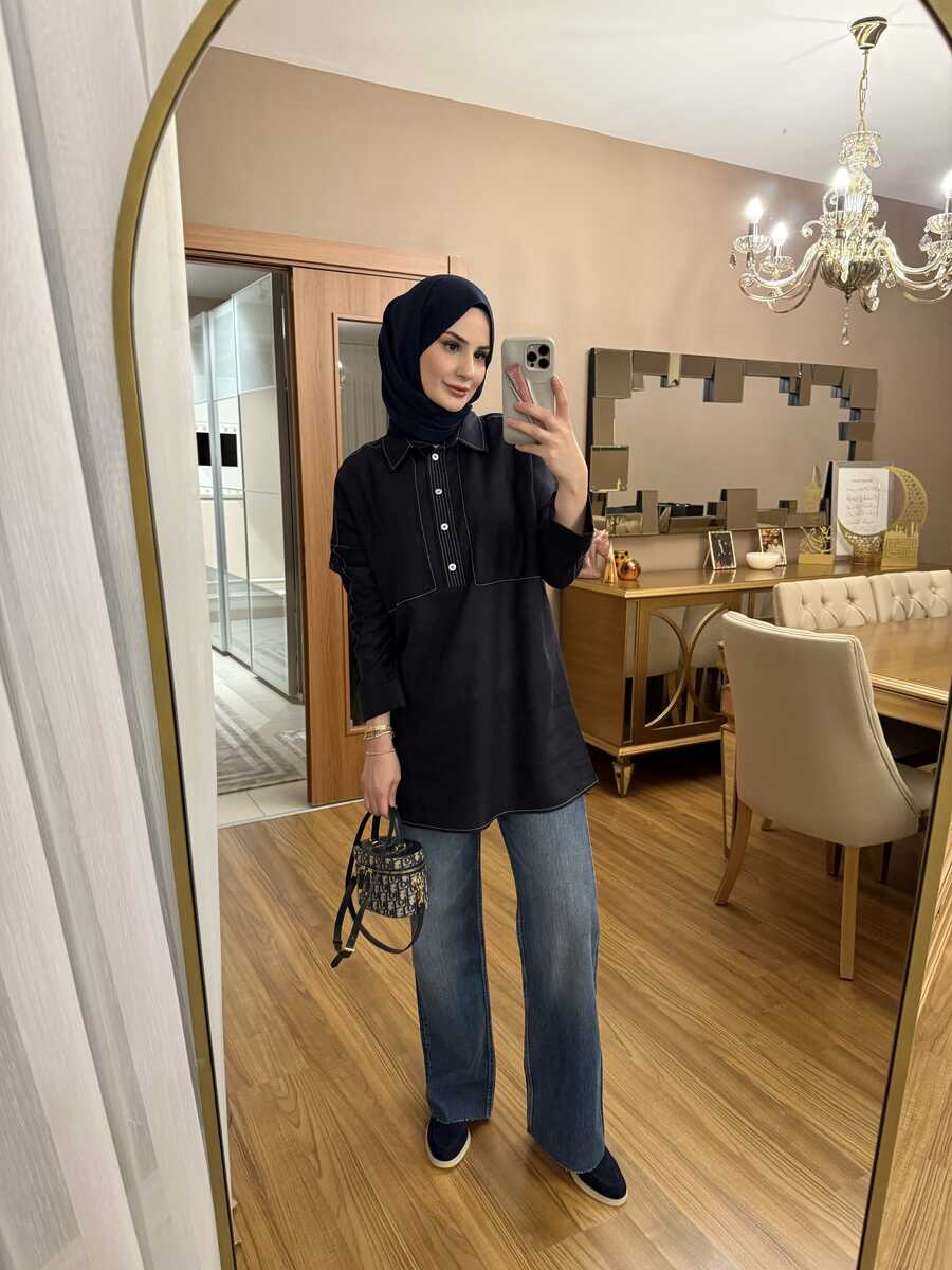 AJMER TUNİK LACİVERT - 3