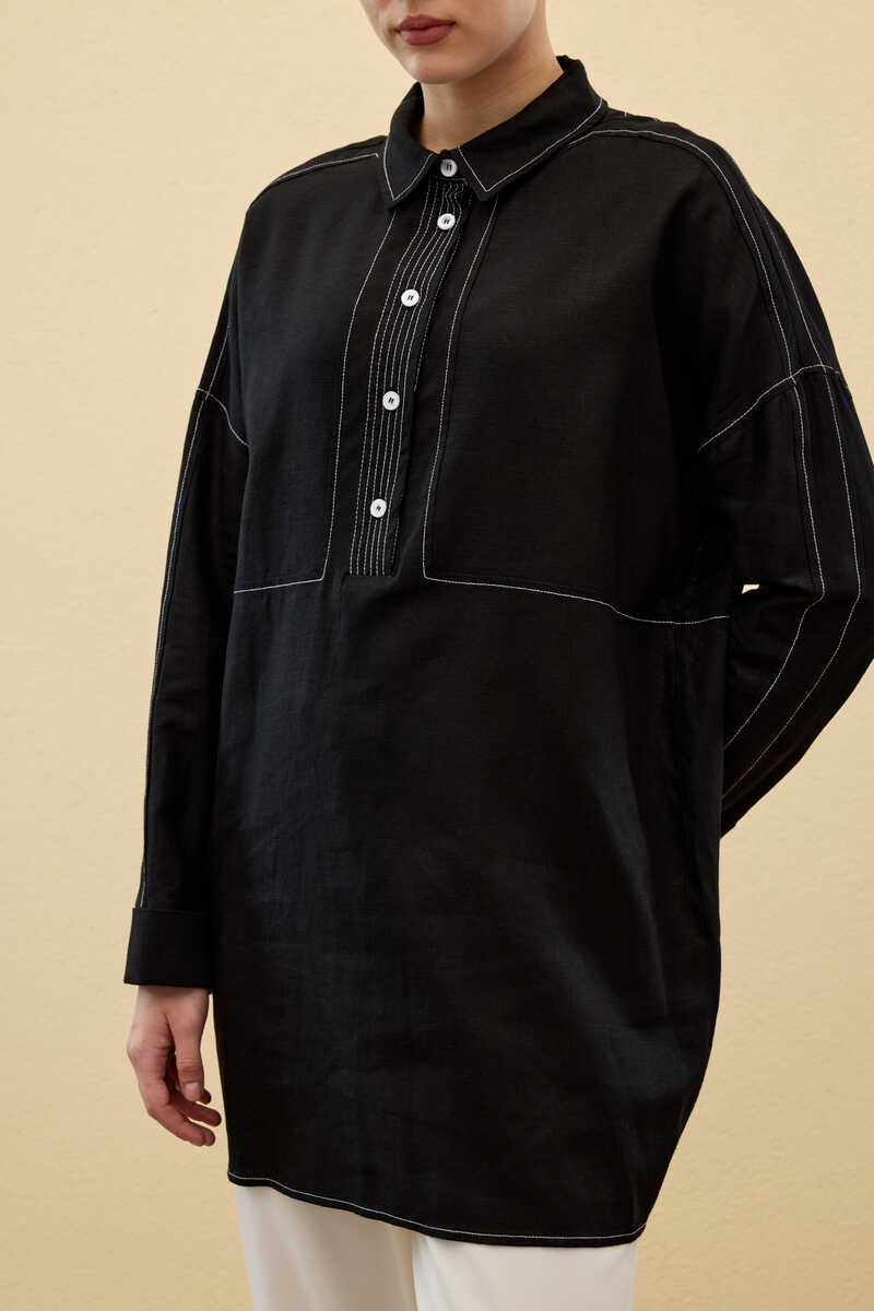 AJMER TUNİK SİYAH - 5