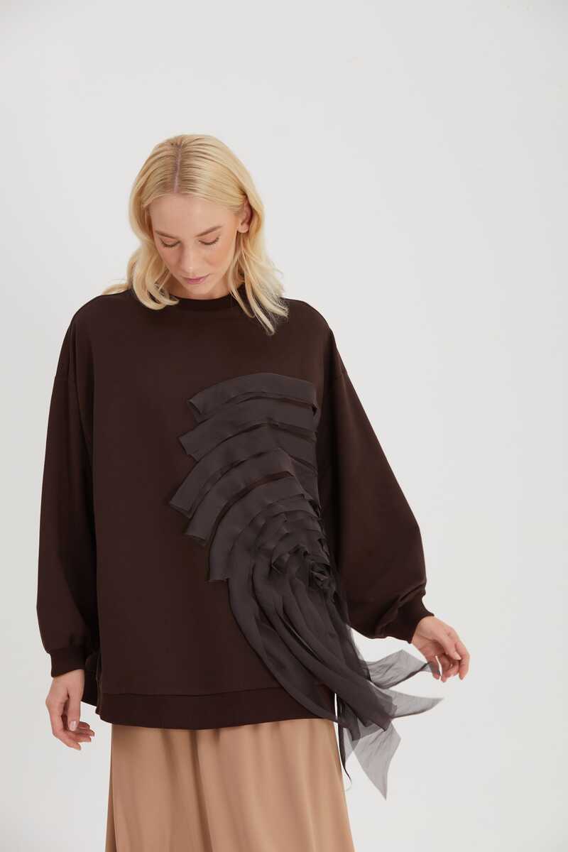 ANZE SWEAT KAHVE - 5