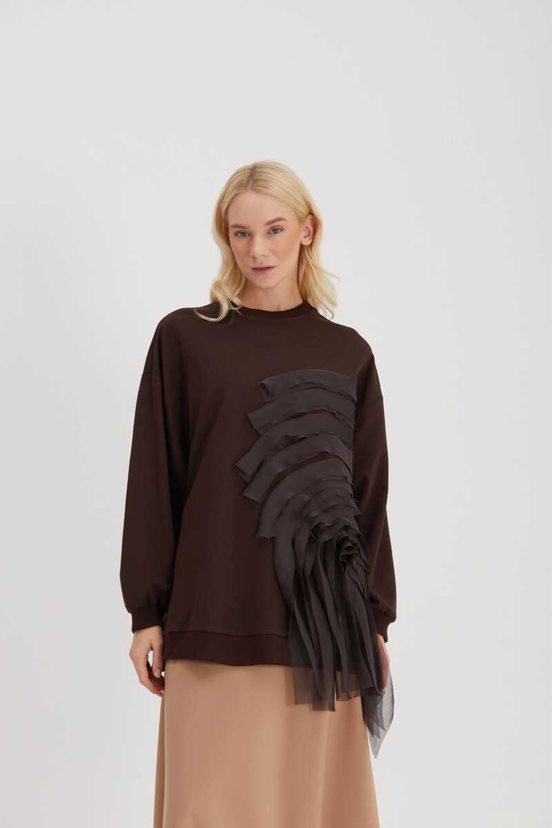 ANZE SWEAT KAHVE - 6