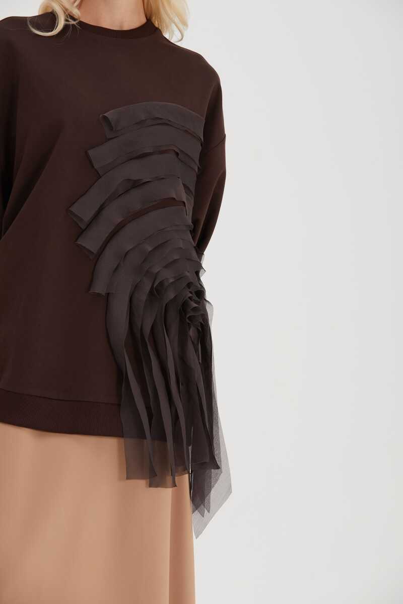 ANZE SWEAT KAHVE - 7