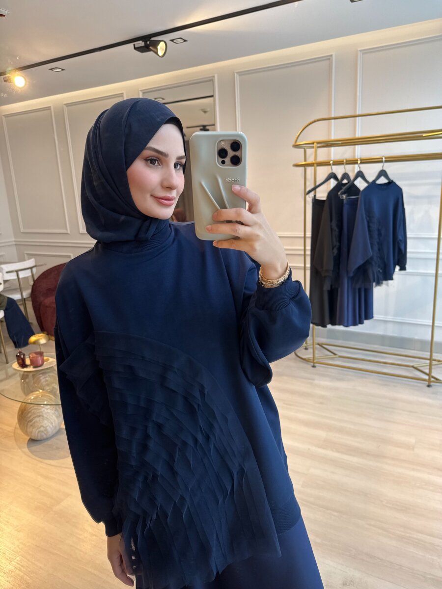 ANZE SWEAT LACİVERT - 2