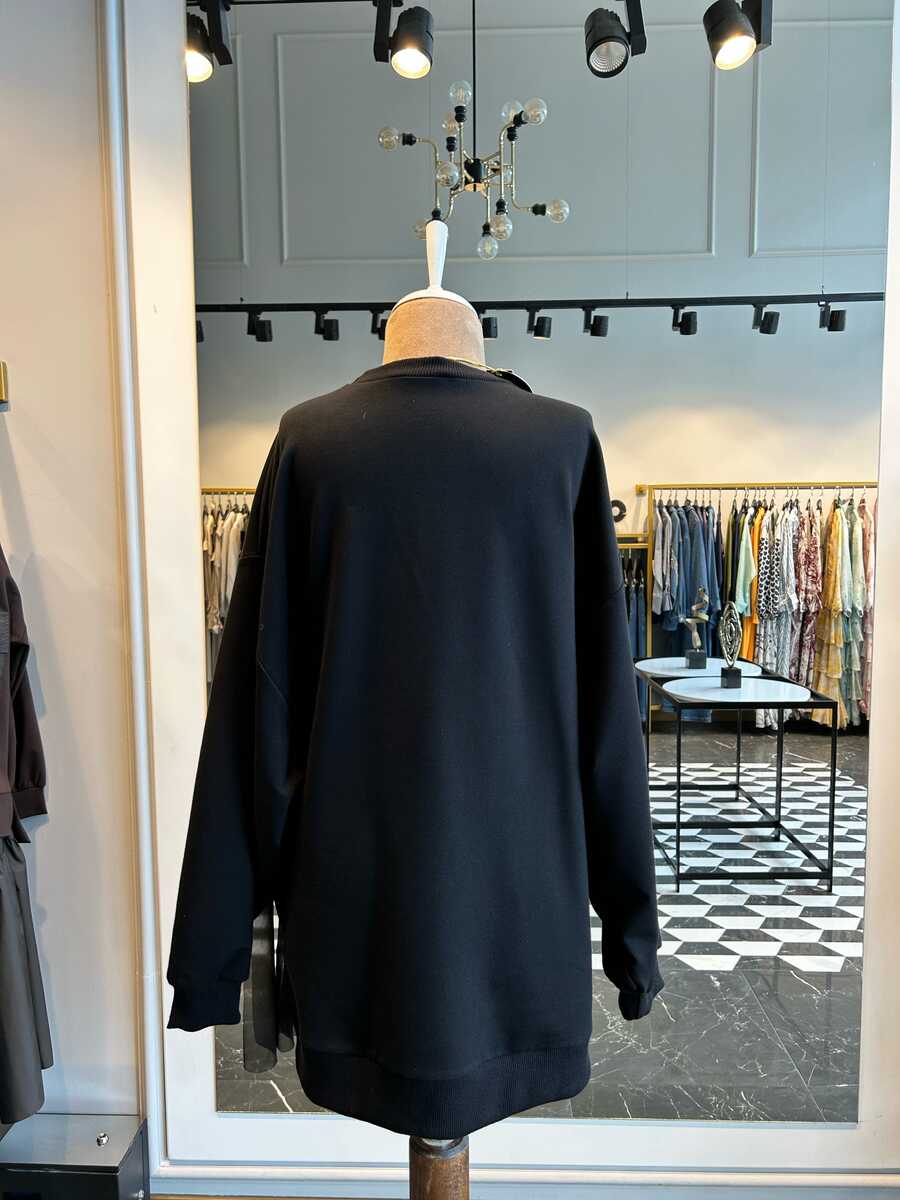 ANZE SWEAT SİYAH - 4