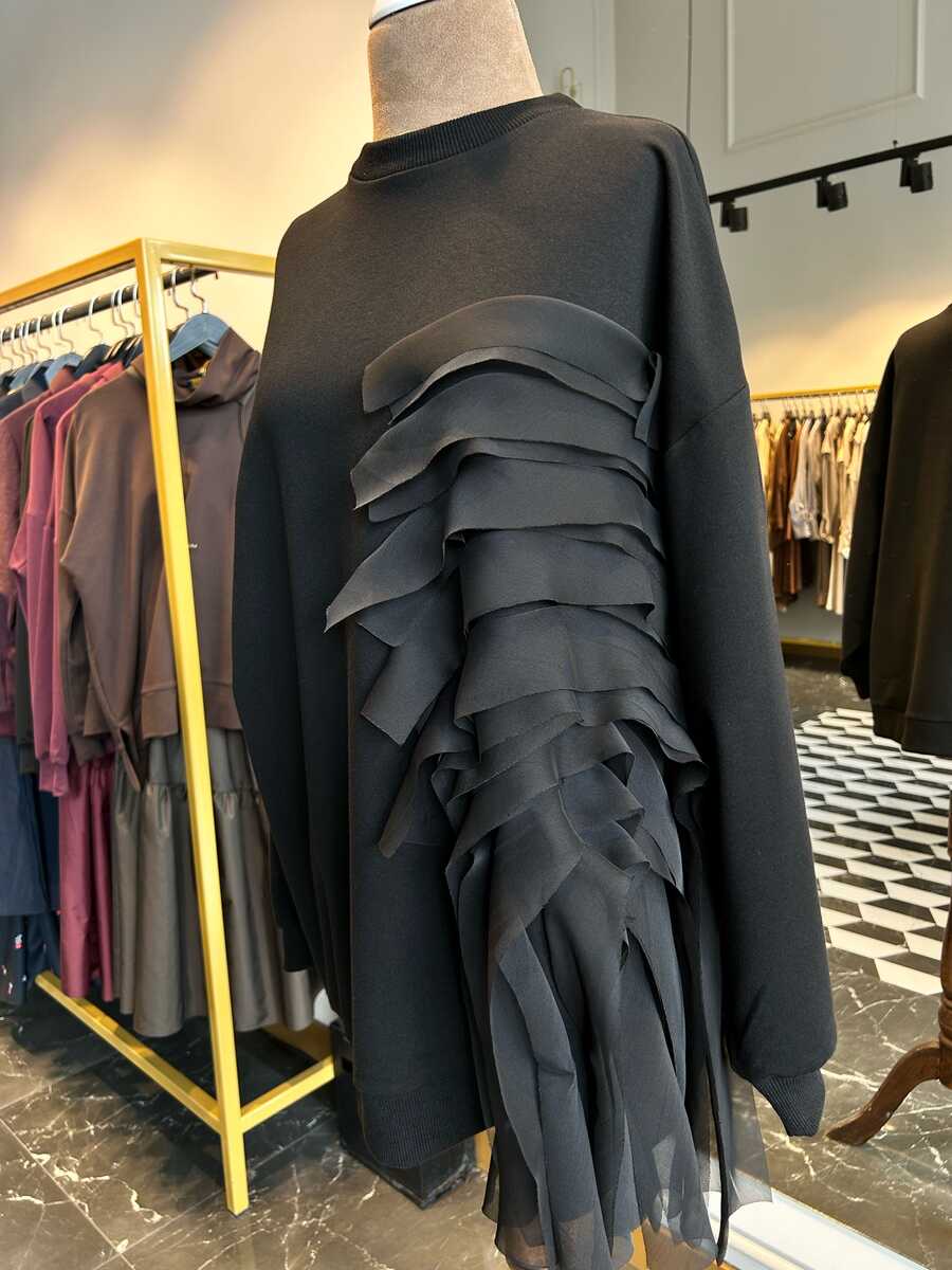 ANZE SWEAT SİYAH - 3