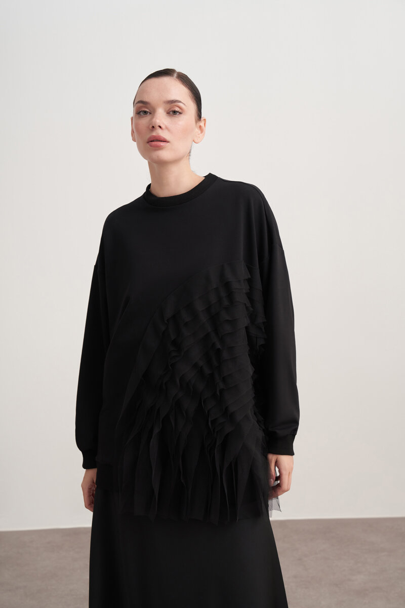 ANZE SWEAT SİYAH - 3