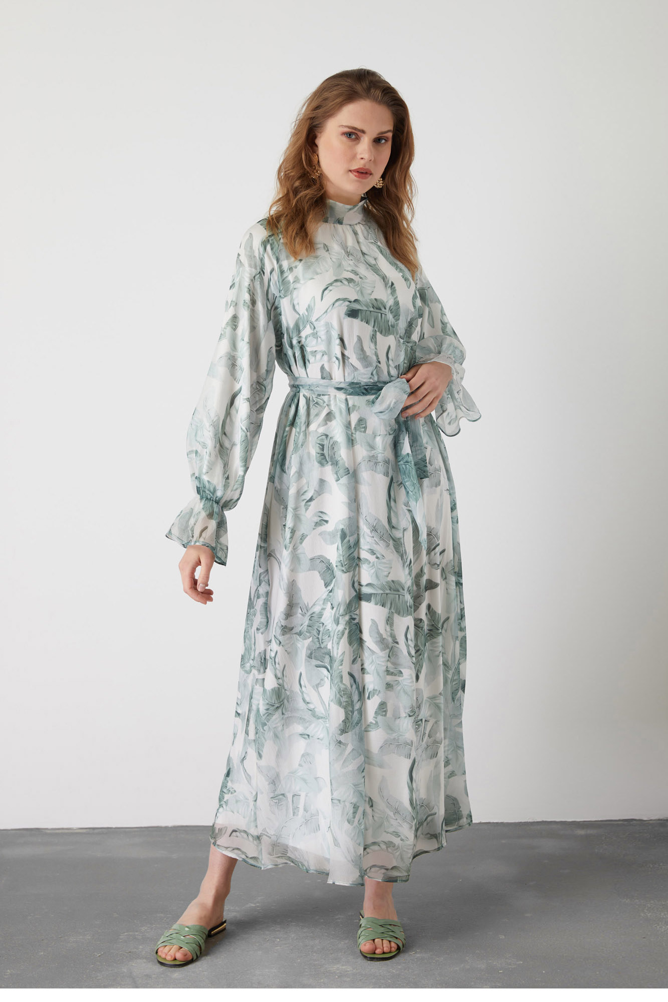 ARYA YEŞİL ELBİSE - MMB