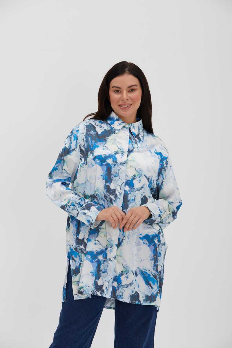 BATİK GÖMLEK LACİVERT - 3