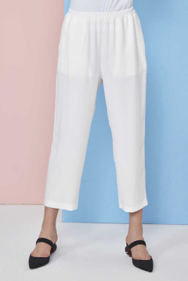 HAVUÇ PANTOLON BEYAZ - MMB