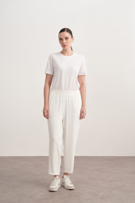 HAVUÇ PANTOLON BEYAZ - MMB