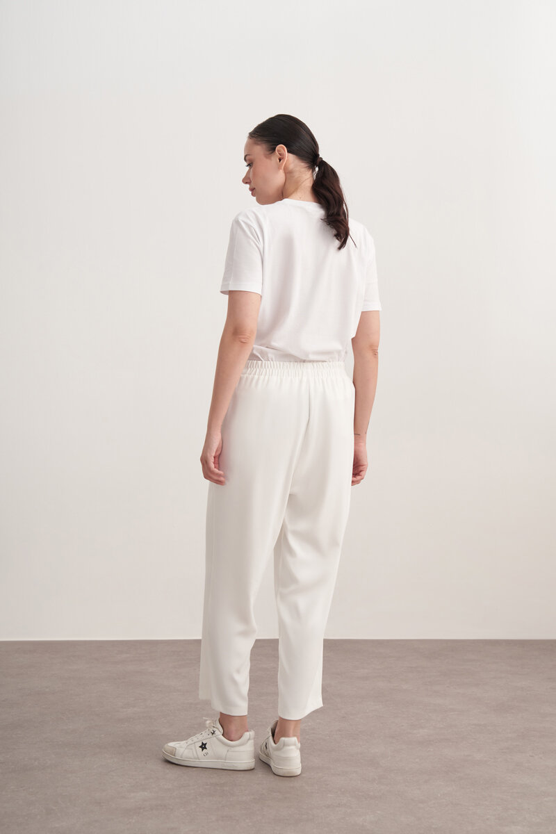 HAVUÇ PANTOLON BEYAZ - 2