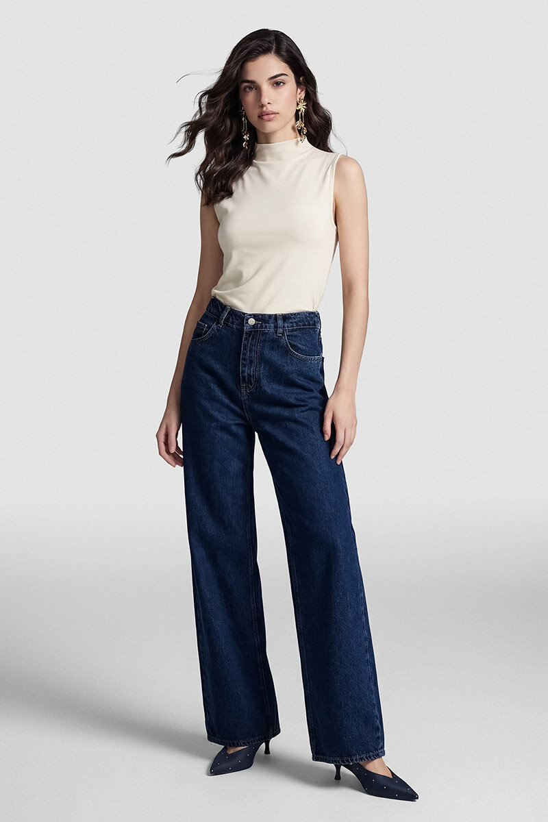 COMFY JEAN LACİVERT - 5