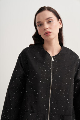 GLEAM BOMBER SİYAH - MMB