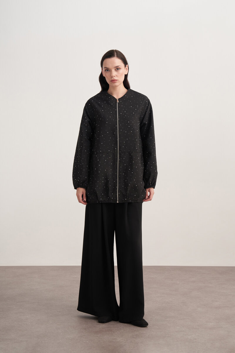 GLEAM BOMBER SİYAH - MMB (1)