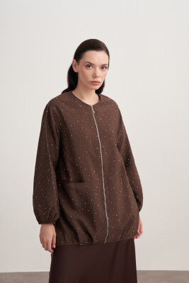 GLEAM BOMBER KAHVERENGİ - MMB (1)