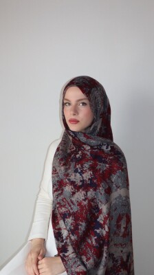 GLORY YÜN KAŞMİR FÜME BORDO - 