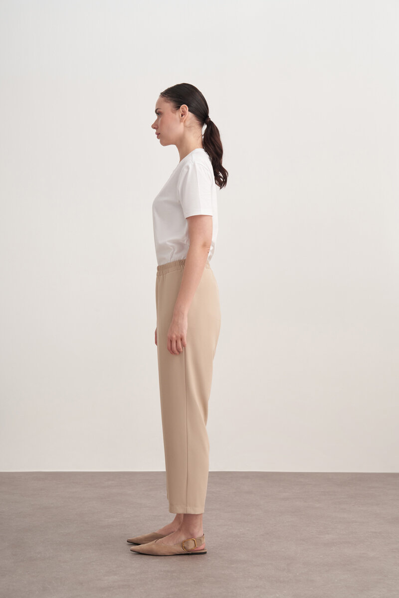 HAVUÇ PANTOLON BEJ - 3