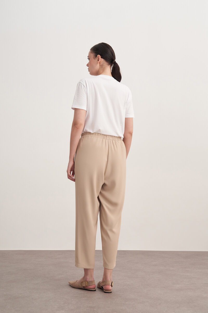 HAVUÇ PANTOLON BEJ - 4