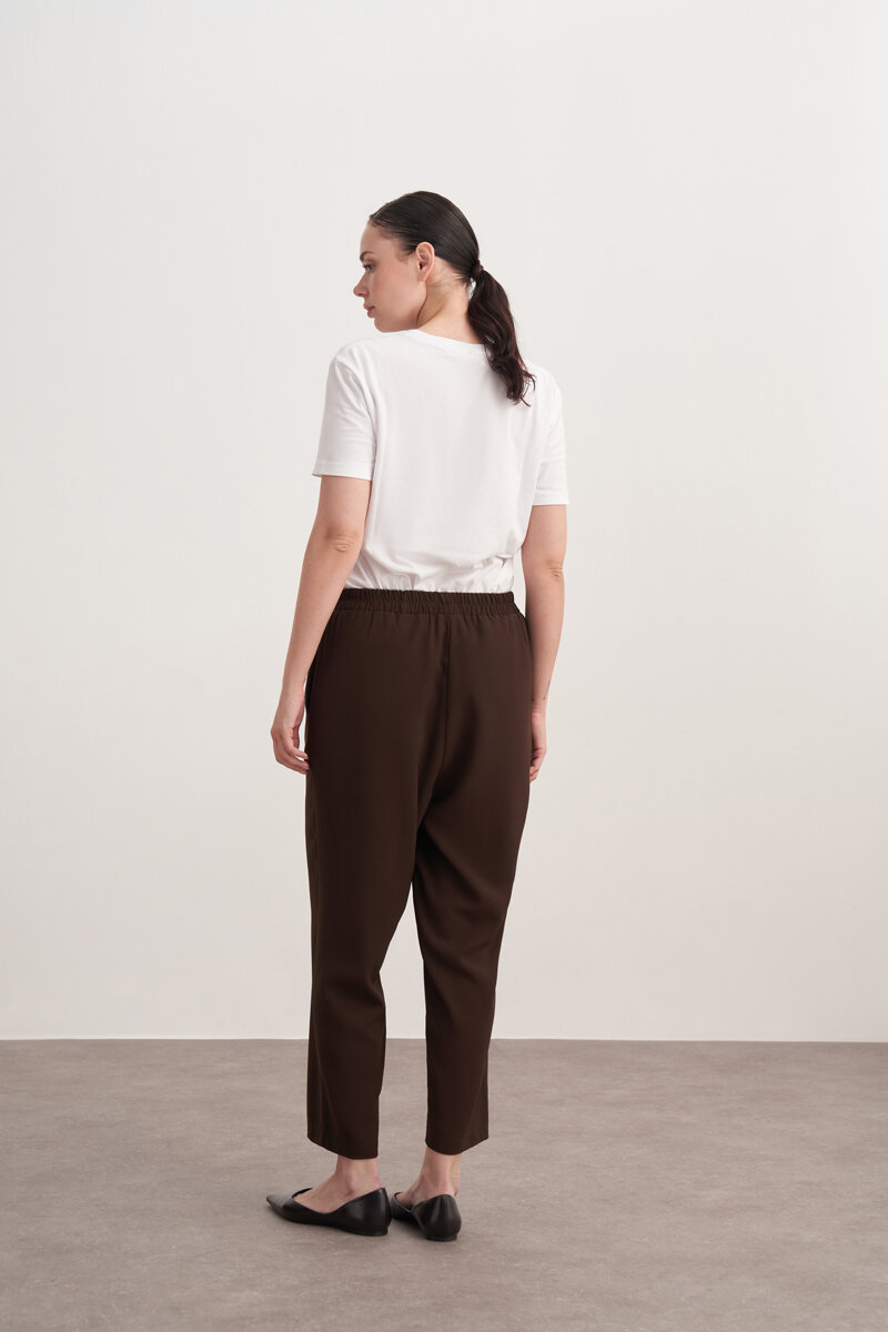 HAVUÇ PANTOLON KAHVE - 6