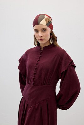 KATY ELBİSE BORDO - MMB