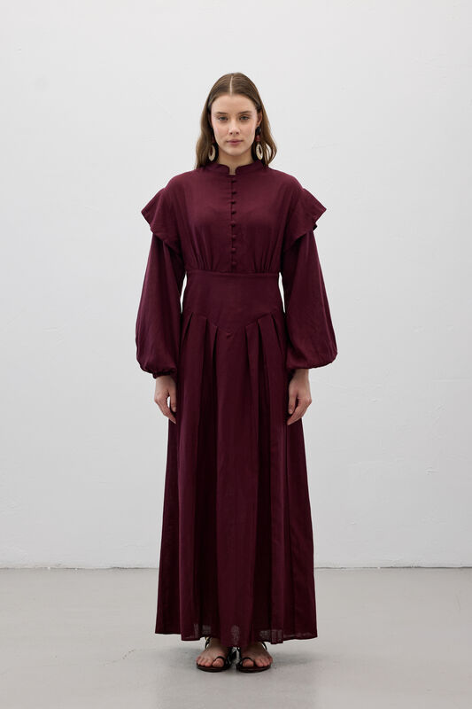 KATY ELBİSE BORDO