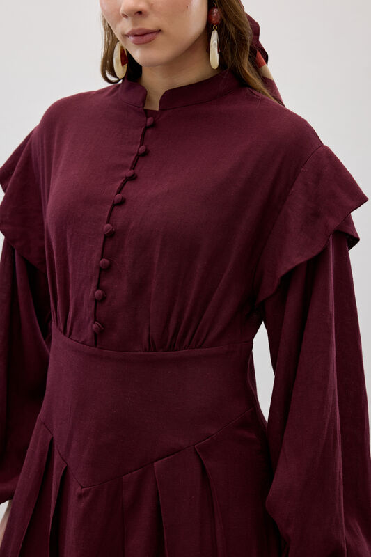 KATY ELBİSE BORDO