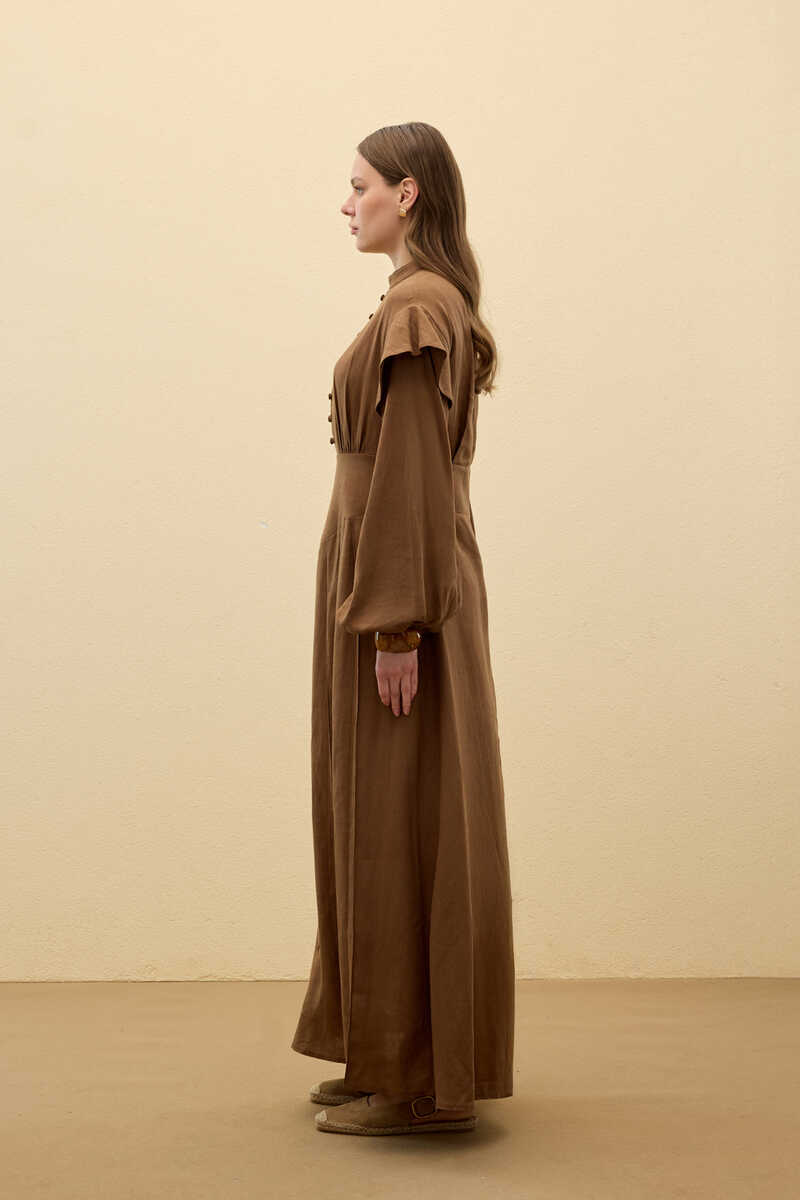 KATY ELBİSE CAMEL - 5