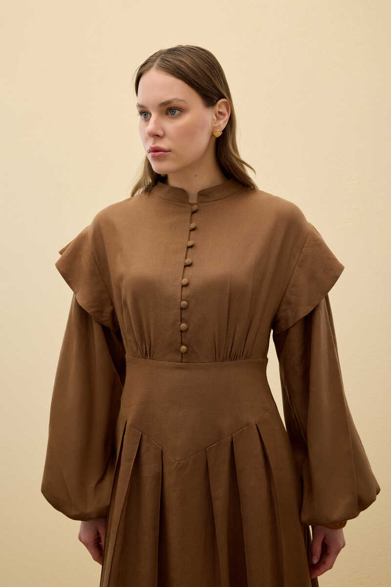 KATY ELBİSE CAMEL - 3