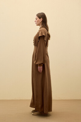 KATY ELBİSE CAMEL - Thumbnail