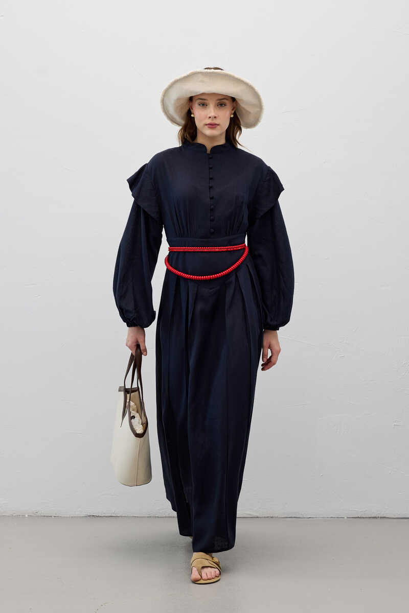 KATY ELBİSE LACİVERT - 4