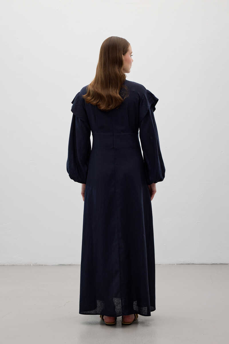 KATY ELBİSE LACİVERT - 8