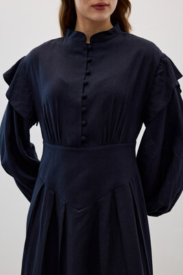 KATY ELBİSE LACİVERT - MMB (1)