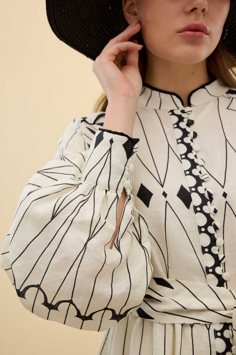 LAYLA ELBİSE BEYAZ - 6