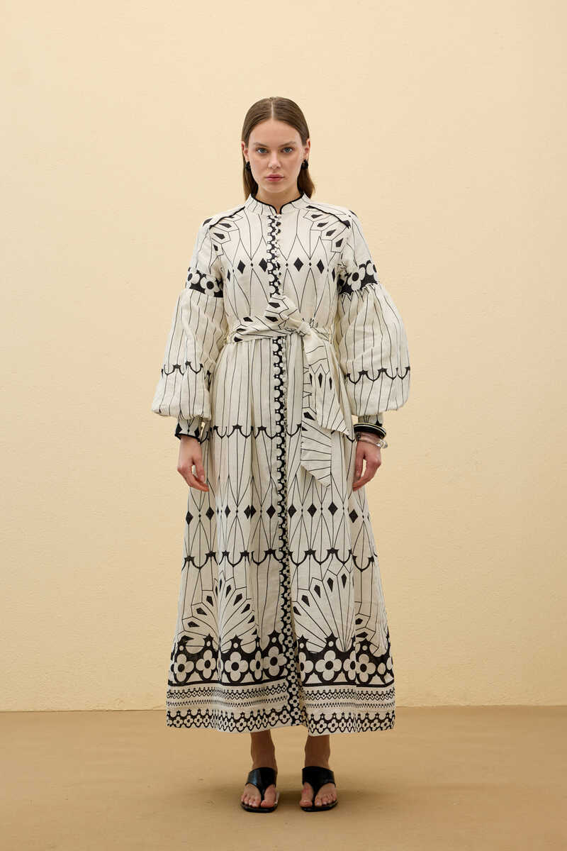 LAYLA ELBİSE BEYAZ - 3