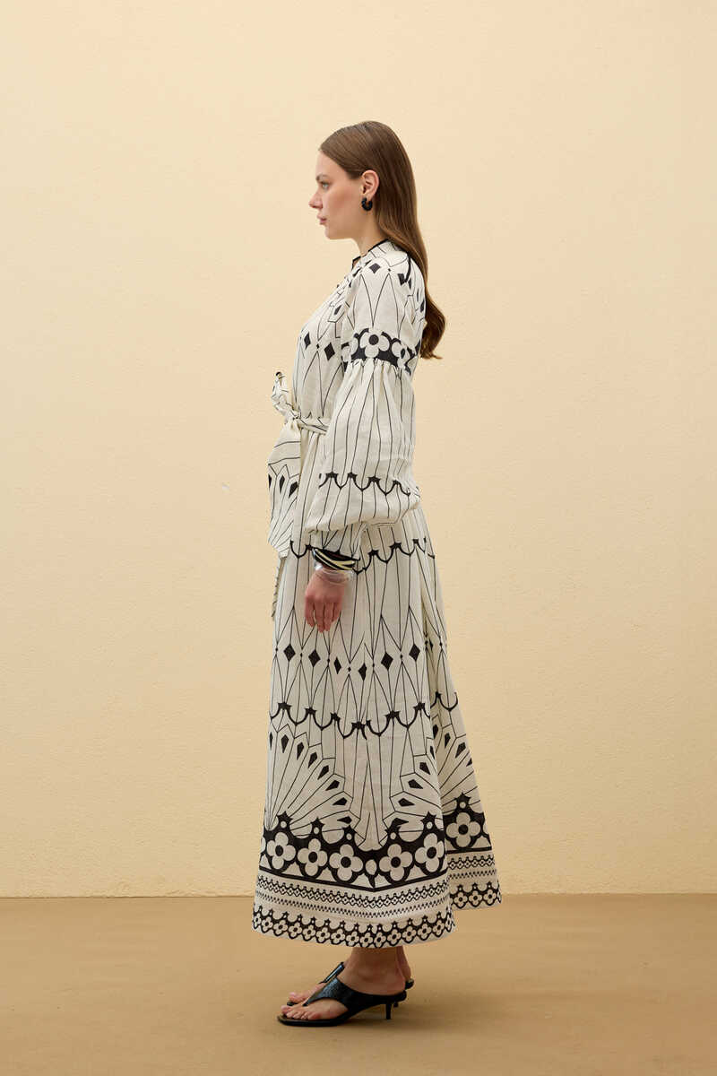 LAYLA ELBİSE BEYAZ - 7