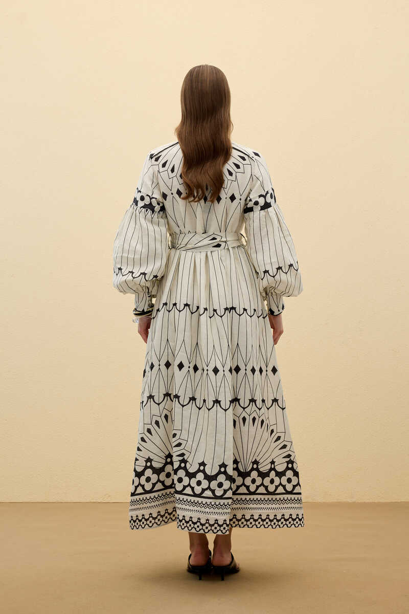 LAYLA ELBİSE BEYAZ - 9