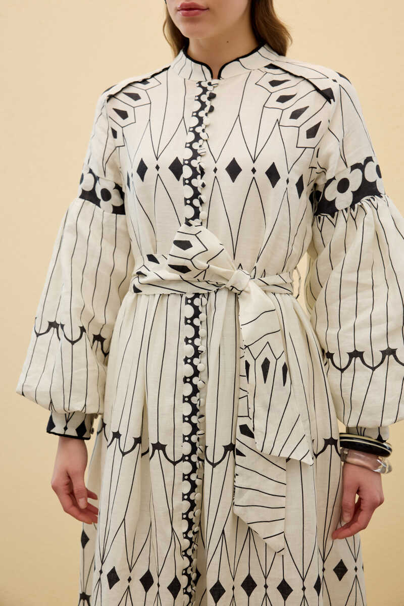 LAYLA ELBİSE BEYAZ - 8