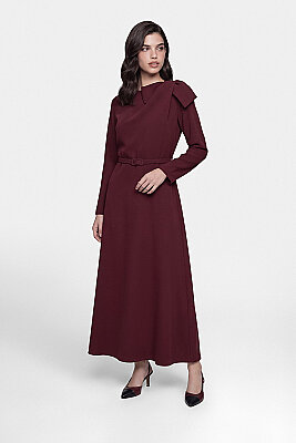 LORİN ELBİSE BORDO - MMB