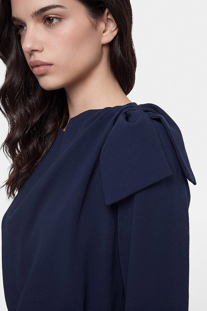 LORİN ELBİSE LACİVERT - MMB (1)