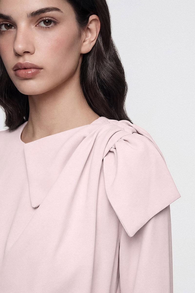 LORİN ELBİSE PEMBE - 4