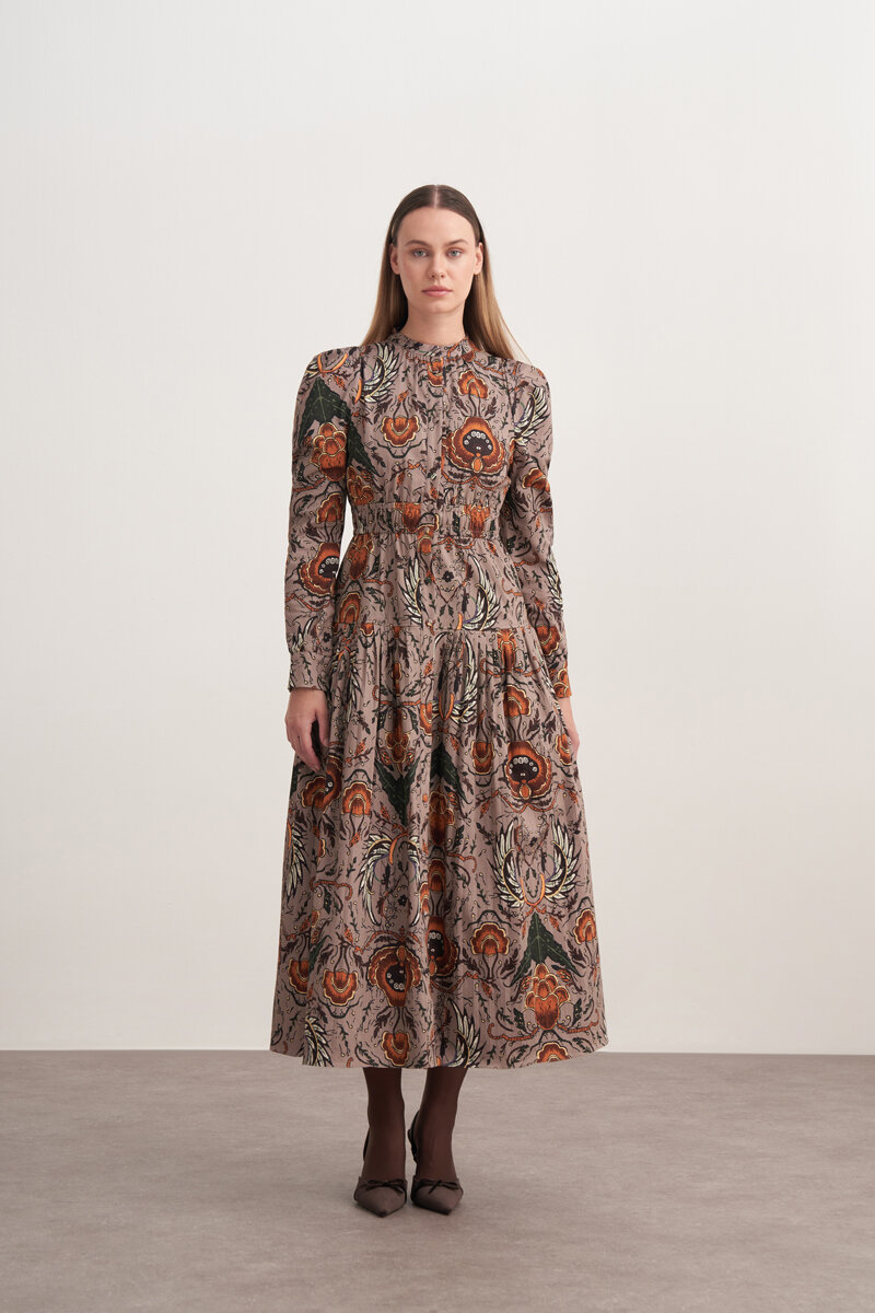 MİRAGE ELBİSE KAHVERENGİ - 4