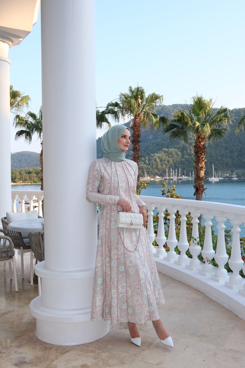 NARA ELBİSE PEMBE - MMB
