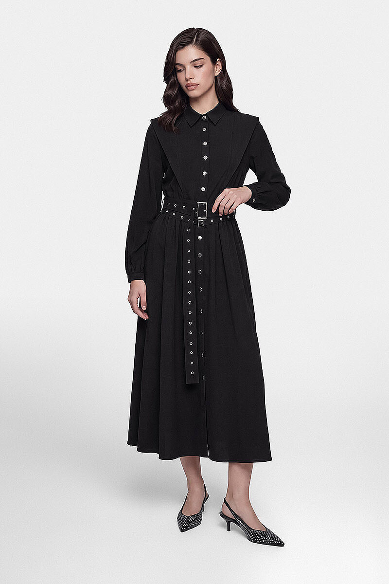 NEVA ELBİSE SİYAH - 3