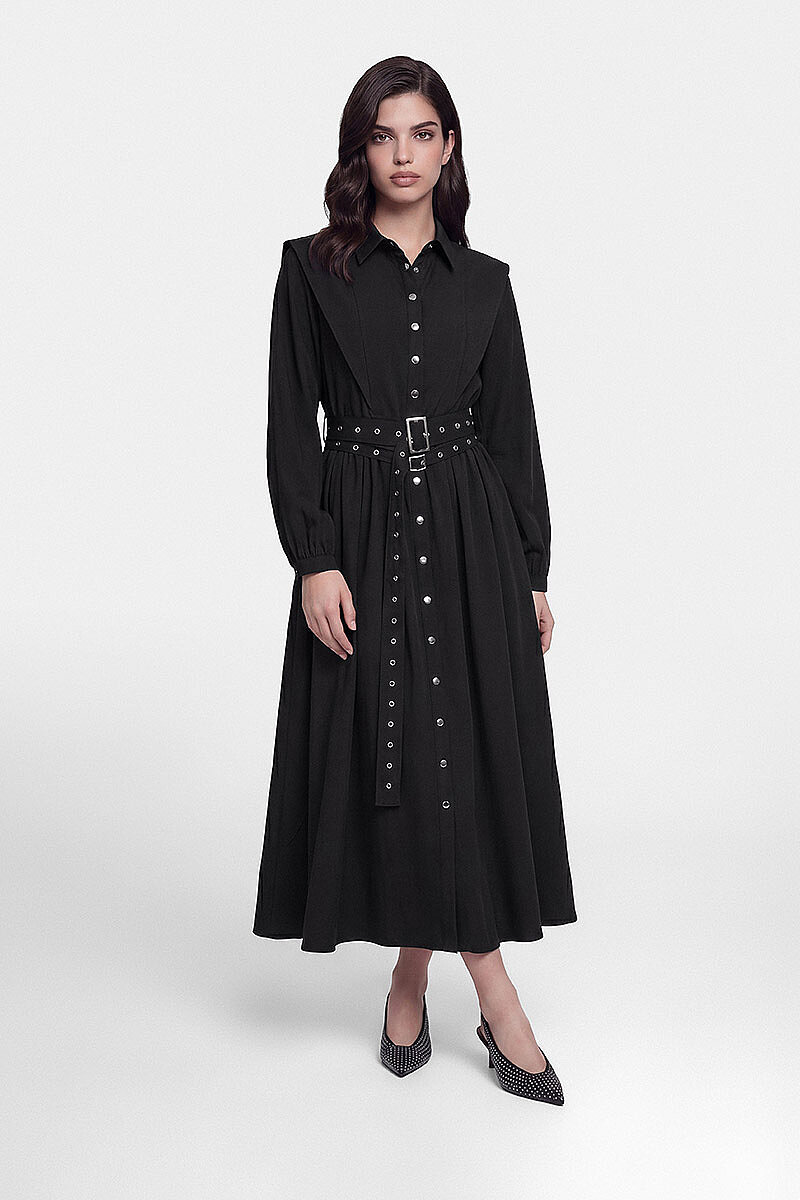 NEVA ELBİSE SİYAH - MMB