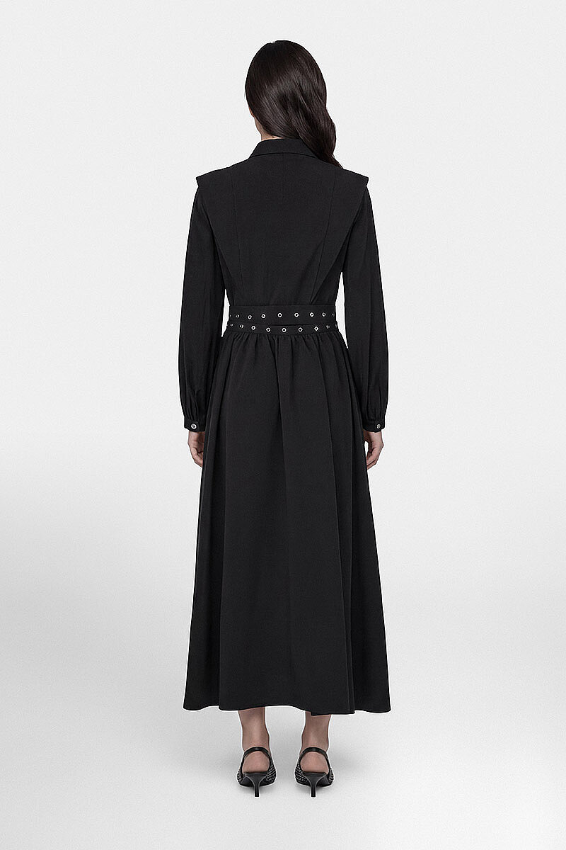 NEVA ELBİSE SİYAH - 5