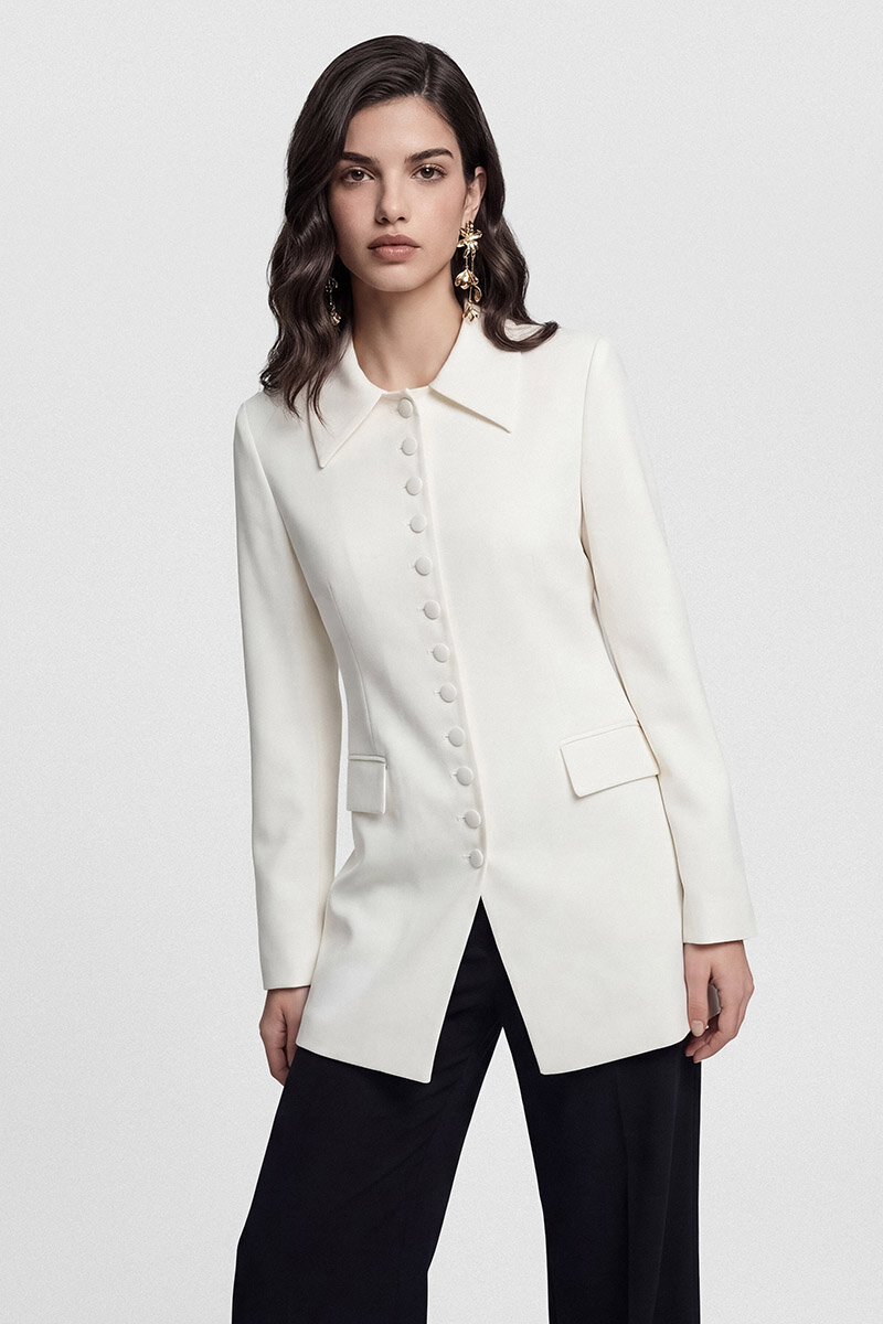 NOYA CEKET BEYAZ - 5