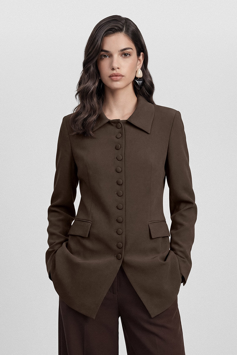 NOYA CEKET KAHVERENGİ - 6