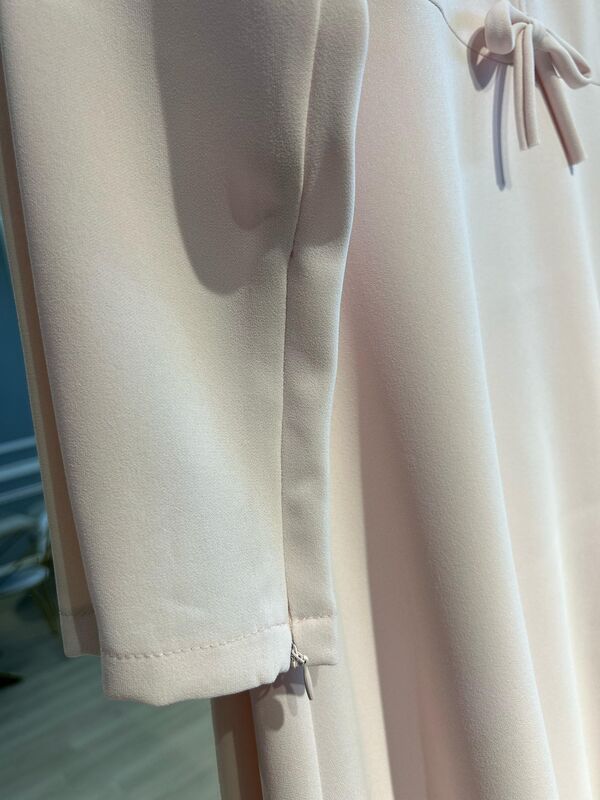 PEARLY ELBİSE PUDRA PEMBE